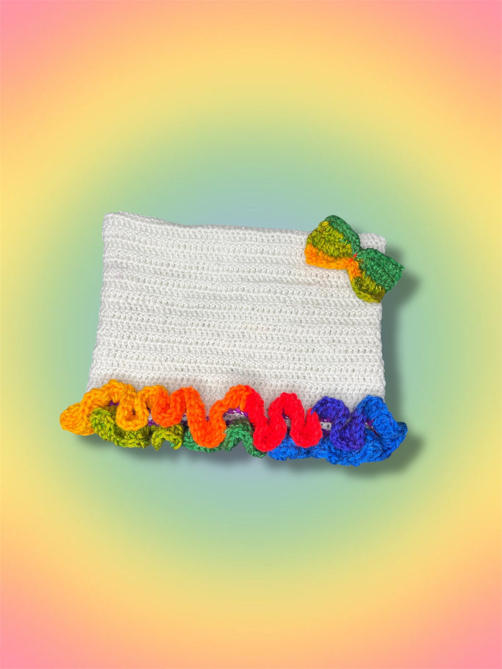 THE “RAINBOW KITTY” RUFFLE HAT