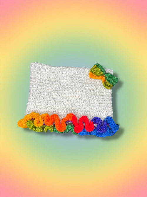 THE “RAINBOW KITTY” RUFFLE HAT